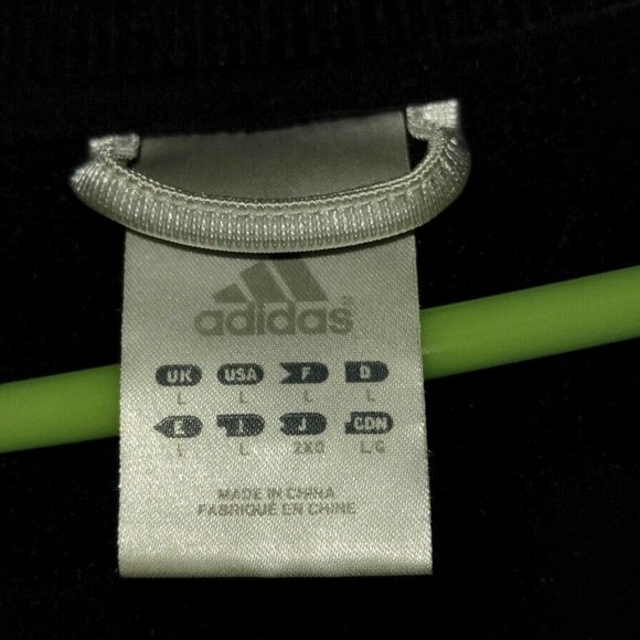 Adidas Men's‎ Black Red Full Zip Warm up Jacket L - Picture 5 of 7